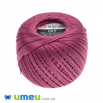 Пряжа YarnArt Lily 50 г, 225 м, Малиновая 75 (YAR-038413)