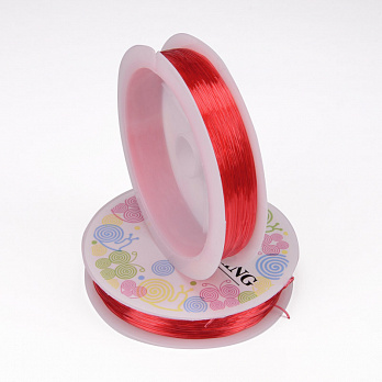 Леска эластичная, 0,5 мм, Красная (LES-051858)