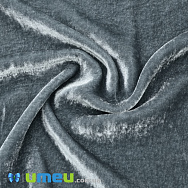 Оксамит італійський шовковий, Ширина 20 см, Сірий (TKN-038566)