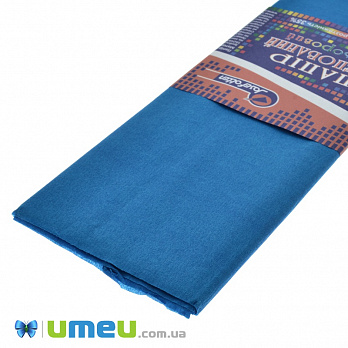 Гофрований папір Китай розтяжність 35%, Синій, 0,5х2 м (DIF-038310)