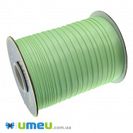 Атласна коса бейка, 15 мм, Салатова (LEN-037787)