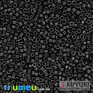 Бісер японський Miyuki Delica 11/0 DB010, Чорний (BIS-038844)