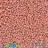 Бісер японський Miyuki круглий RR 15/0 №4209, Duracoat Galvanized, Рожевий (BIS-043339)
