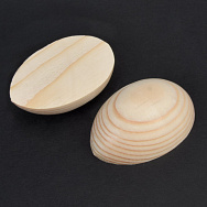 Заготовка деревянная под магнит Яйцо, 60х45 мм, Смерека (DEC-057728)