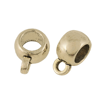 Бейл, 8,5х6,5х4 мм, Светлое серебро, 2 сорт (OSN-056673)