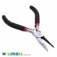 Инструмент Круглогубцы с плоской губкой, Черный, 13 см (INS-011140)