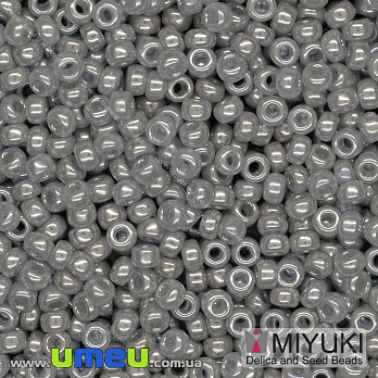 Бисер японский Miyuki круглый RR 10/0 №526, Серый (BIS-039031)