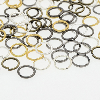 Колечки, Микс, 6 мм, толщина 0,7 мм (PIN-051926)