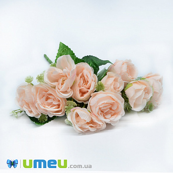 Букет роз, 30 см, Персиковый (DIF-044739)