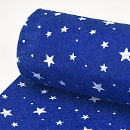 Фетр Звездочки 1 мм, 20х28 см, Синий (FLT-056588)