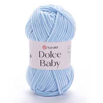 Пряжа YarnArt Dolce Baby 50 г, 85 м, Блакитна 749 (YAR-061634)