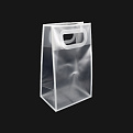 Подарочный пластиковый пакет, 25х15х10 см, Прозрачный (UPK-035711)