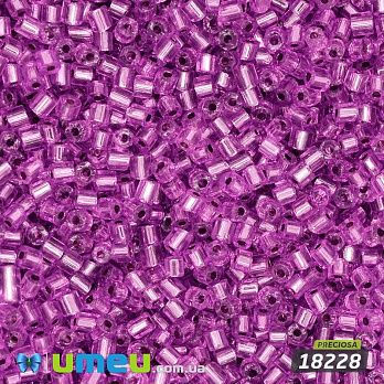 Бісер чеський Рубка 10/0, №18228, Бузковий блискучий (BIS-044009)