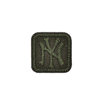 Термоаппликация NY, 2х2 см, Хаки (APL-053401)