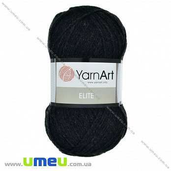 Пряжа YarnArt Elite 100 г, 300 м, Сіра темна 241 (YAR-025380)