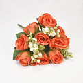 Букет роз с добавками, 30 см, Оранжевый (DIF-057597)