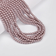 Бусины стеклянные Жемчуг Premium, 4 мм, Пудровые, Круглые (BUS-060922)