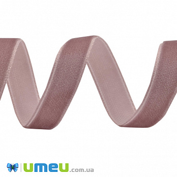 Лента бархатная, 10 мм, Пудровая (LEN-048601)