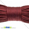 Шнур паракорд семіжільний 4 мм, Бордовий (LEN-024911)