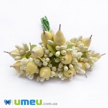 Тычинки на проволоке с грушей, Кремовые (DIF-044681)