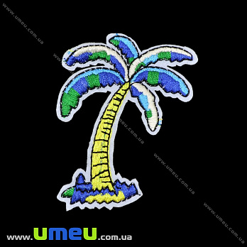 Аплікація пришивна Пальма, 7х5 см (APL-033588)