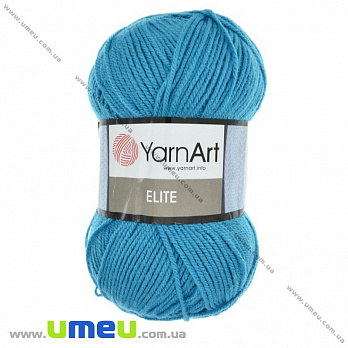 Пряжа YarnArt Elite 100 г, 300 м, Бірюзова 45 (YAR-023282)