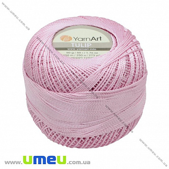 Пряжа YarnArt Tulip 50 г, 250 м, Розовая 416 (YAR-025047)