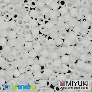 Бісер японський Miyuki Delica 8/0 DBL200, Білий (BIS-045889)