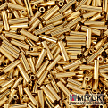 Бисер Miyuki Стеклярус 6 мм BGL2-191, Позолота 24 kt (BIS-053290)