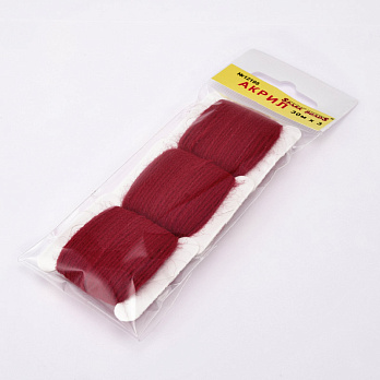 Акрилові нитки, №12195, Червоні (MUL-058893)