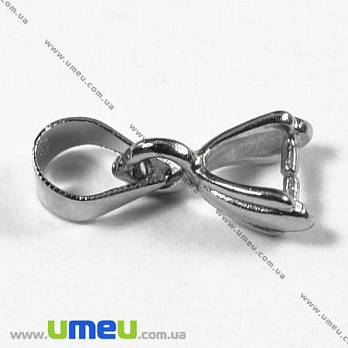 Держатель для кулона, 13 мм, Темное серебро (OSN-001858)