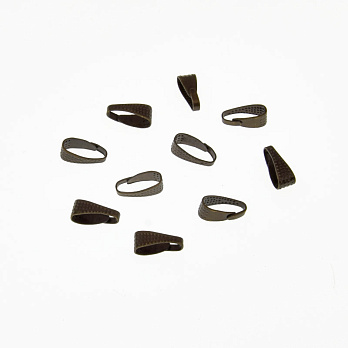 Тримач для кулона, 8,5х3,5 мм, Антична бронза (OSN-032705)