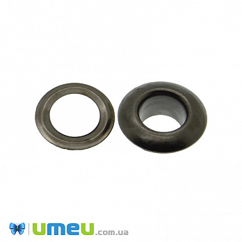 Люверсы металлические Грибочек, 12 мм, Черные (SEW-040168)