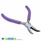 Інструмент Тонкогубці вигнуті, Фіолетовий, 12,5 см (INS-048688)