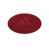 Термоаплікація Adidas, 6,5х4 см, Червона (APL-053329)