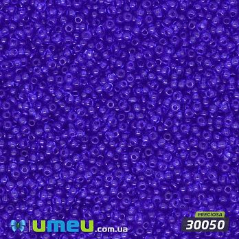 Бісер чеський 15/0, №30050, Фіалковий, Прозорий (BIS-031289)