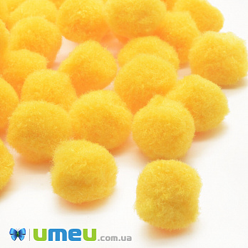 Помпоны 1,8 см, Желтые (DIF-042618)