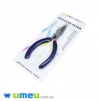 Інструмент Тонкогубці з кусачками, Синій, 13 см (INS-042124)