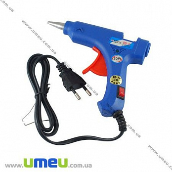Клеевой пистолет для силиконового клея малый, 20 Вт, 135х105 мм (INS-008093)