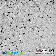 Бісер японський Miyuki круглий RR 11/0 №131FR, Прозорий матовий АВ (BIS-045605)