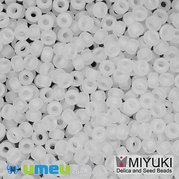 Бисер японский Miyuki круглый RR 11/0 №131FR, Прозрачный матовый АВ (BIS-045605)