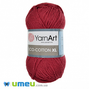 Пряжа YarnArt Eco-cotton XL 200 г, 220 м, Червона 769 (YAR-038372)