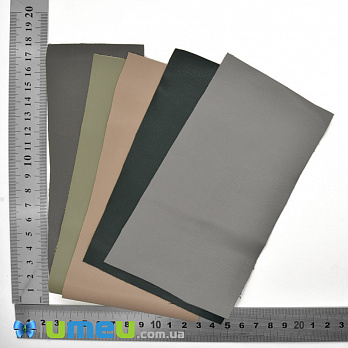 Набір штучної шкіри на замші 0,65 мм, Мікс (LTH-040515)