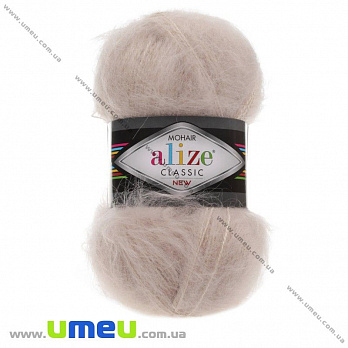 Пряжа Alize Mohair Classic 100 г, 200 м, Бежева 67 (YAR-029588)