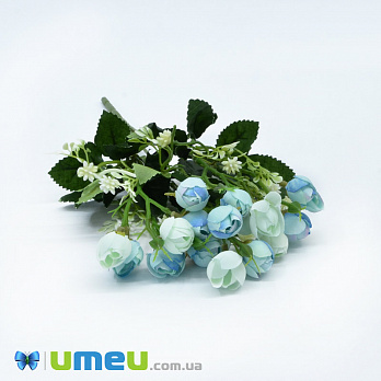 Букет пионов, 33 см, Мятно-голубой (DIF-044726)