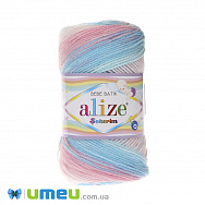Пряжа Alize Batik Sekerim Bebe 100 г, 320 м, Рожево-блакитна 2604 (YAR-048031)