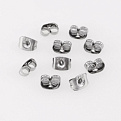 Заглушки для пусетів з нерж. сталі, 5х3,5 мм, Темне срібло (STL-056168)