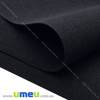 Фоамиран, 2 мм, Черный, 20х30 см (FOM-013940)