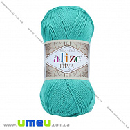 Пряжа Alize Diva 100 г, 350 м, М'ятна 610 (YAR-029458)