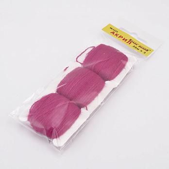 Акрилові нитки, №1223, Малинові (MUL-058778)